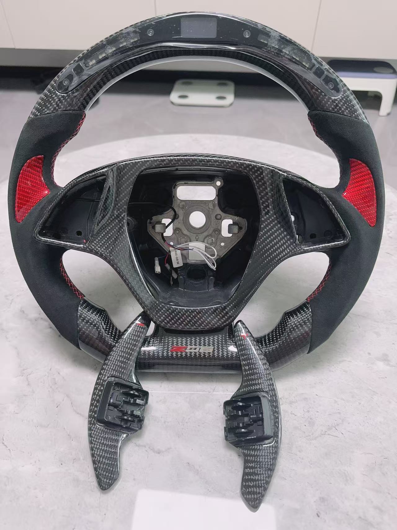 Carbon fiber steering wheel for Chevrolet Corvette C7 Z06