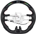 LED carbon fiber heated steering wheel for Mustang EcoBoost/GT/Shelby GT350/GT350R 2018-2023